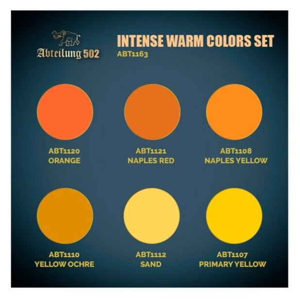 Abteilung 502 Intense Warm Colors Set ABT1163 - Loaded Dice Barry Vale of Glamorgan CF64 3HD