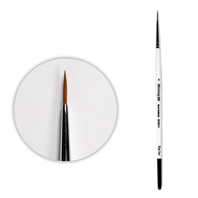 Abteilung 502 TOP LINE Pincel Marta Kolinsky 0 (ABT850-0) - Loaded Dice