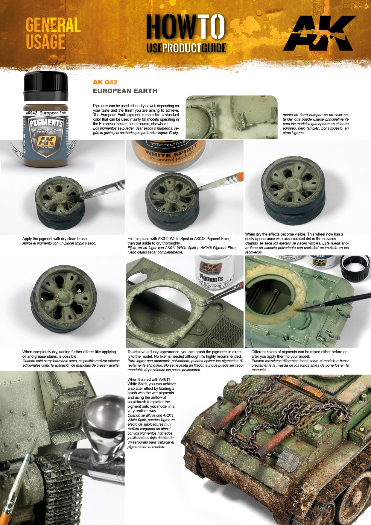 AK Interactive Pigment - Europe Earth AK042 - Loaded Dice