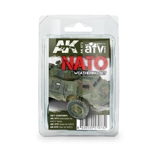 AK Interactive NATO Weathering Set weathering set for scale models