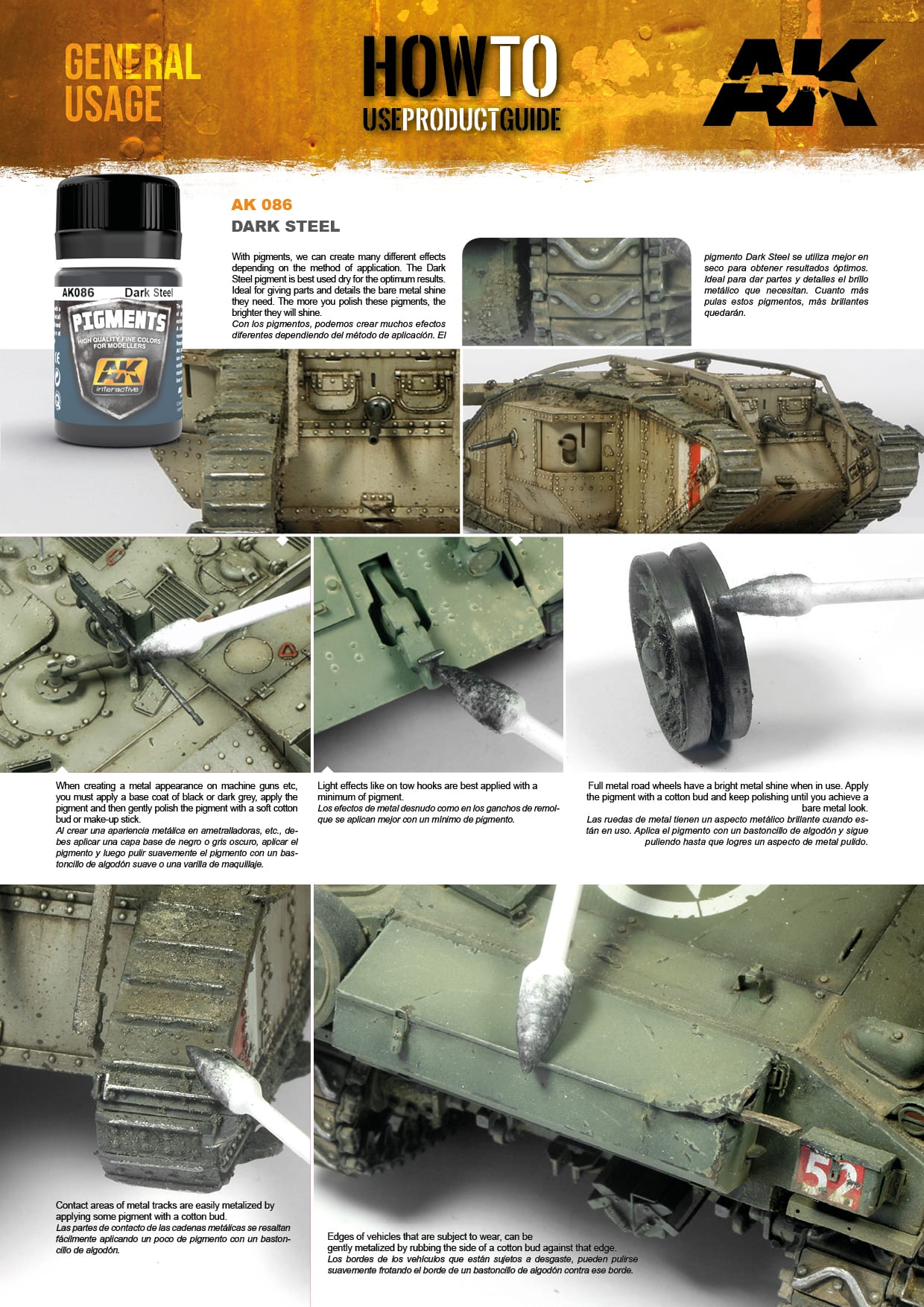 AK Interactive Pigment - Dark Steel AK086 - Loaded Dice