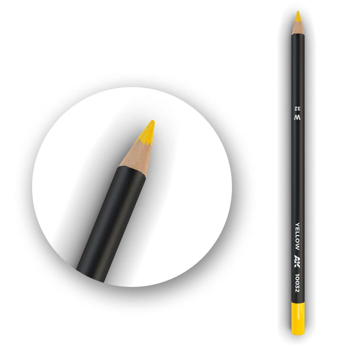 AK Interactive Watercolor Pencil Yellow AK10032 - Loaded Dice Barry Vale of Glamorgan CF64 3HD