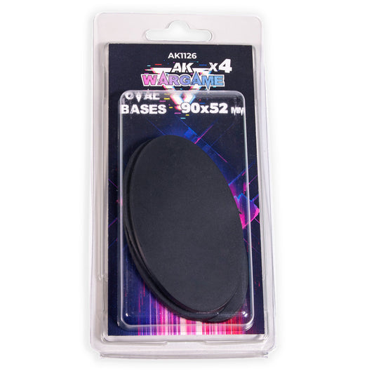 AK Interactive - Oval Bases 90x52mm x 4 - Loaded Dice