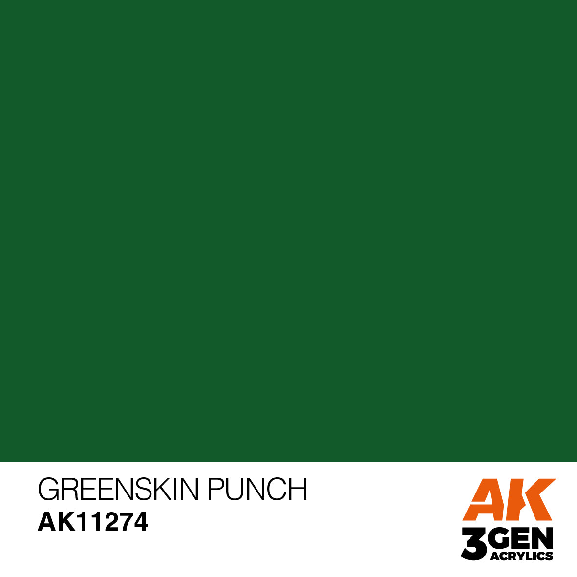 AK Interactive 3rd Gen Acrylic - Greenskin Punch Color Punch AK11274 - Loaded Dice