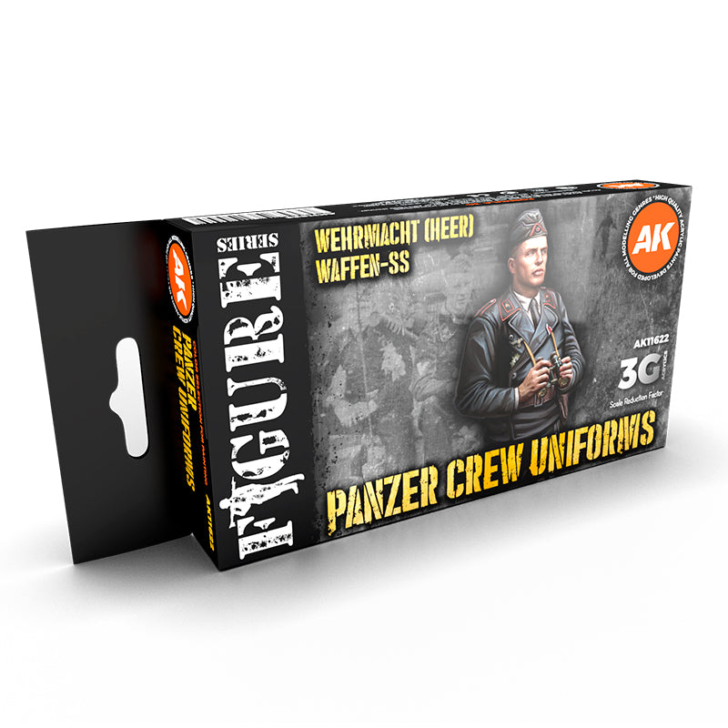 AK Interactive - Panzer Crew Black Uniforms Set 3G - Loaded Dice