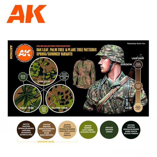 AK Interactive - Waffen Spring-Summer Camouflage 3G - Loaded Dice