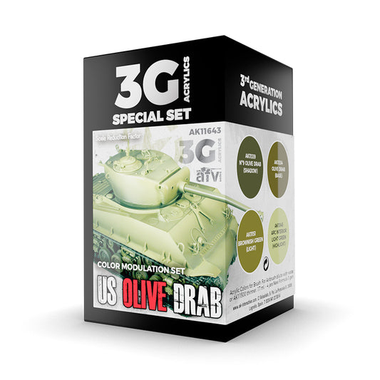 AK Interactive - Modulation US Olive Drab  3G - Loaded Dice