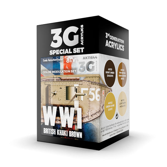 AK Interactive - Modulation WWI British Colors 3G - Loaded Dice