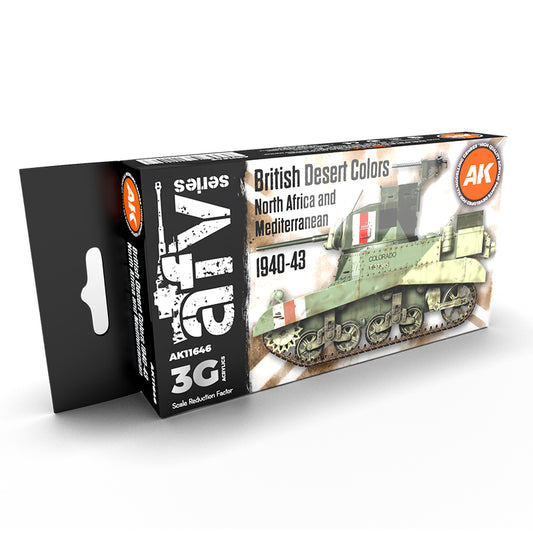 AK Interactive - British Desert Colours 3G - Loaded Dice