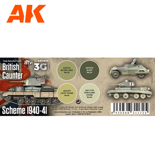 AK Interactive - British Caunter Scheme 1940-1941 - Loaded Dice