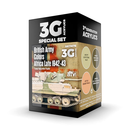 AK Interactive - British Army Colors Africa, Late 1942-43 - Loaded Dice