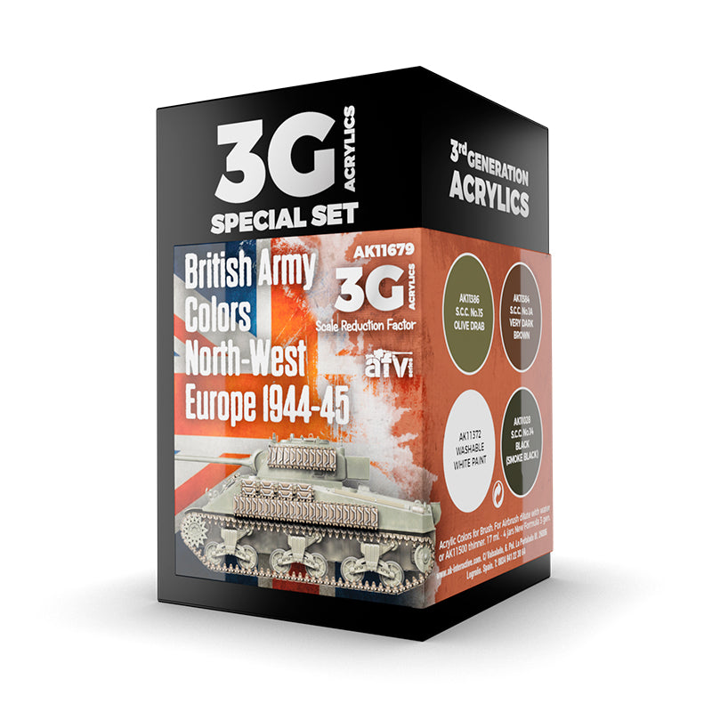 AK Interactive - British Army Colors North-West Europe 1944-45 - Loaded Dice