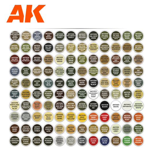 AK Interactive: The Best 120 Colors for AFV AK11705 - Loaded Dice