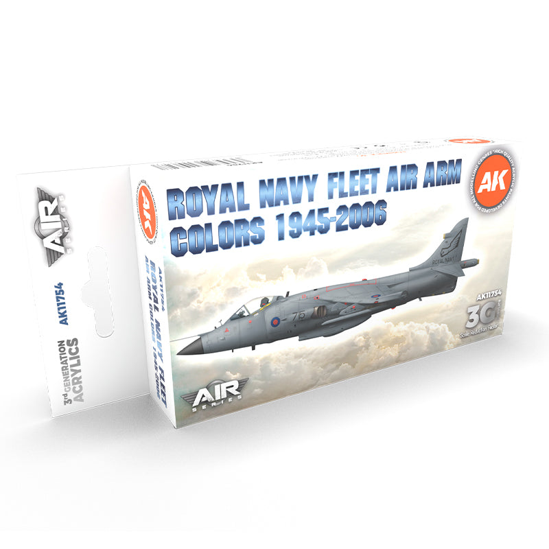 AK Interactive - Rn Fleet Air Arm Aircraft Colors 1945-2010 Set 3G - Loaded Dice
