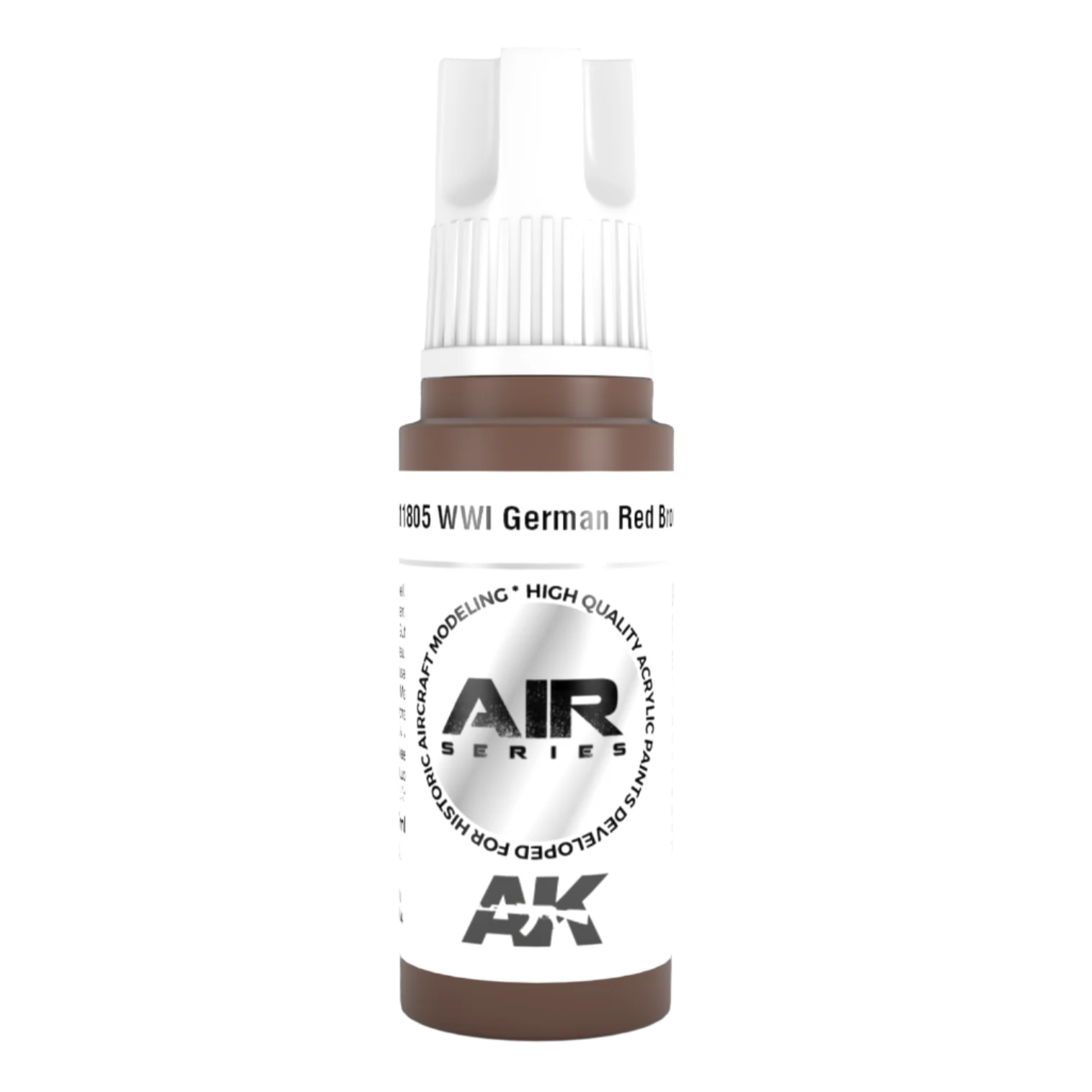 AK Interactive 3rd Generation acrylic paint German Red Brown 17ml dropper bottle