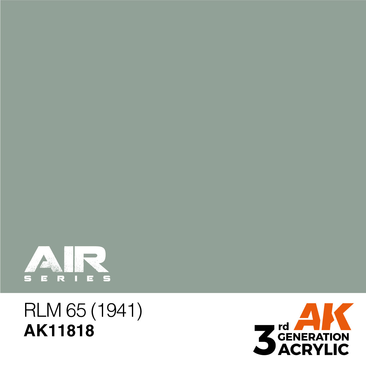 AK Interactive 3rd Gen Acrylic RLM 65 (1941) – AK11818 - Loaded Dice Barry Vale of Glamorgan CF64 3HD
