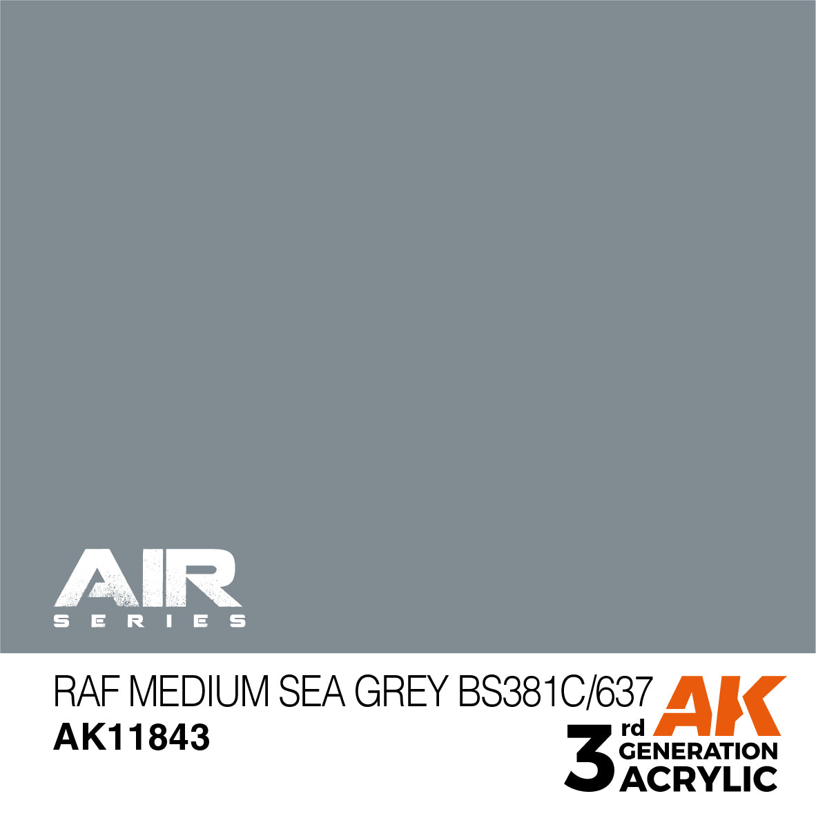 AK Interactive 3rd Gen RAF Medium Sea Grey BS381C/637 AK11843 - Loaded Dice