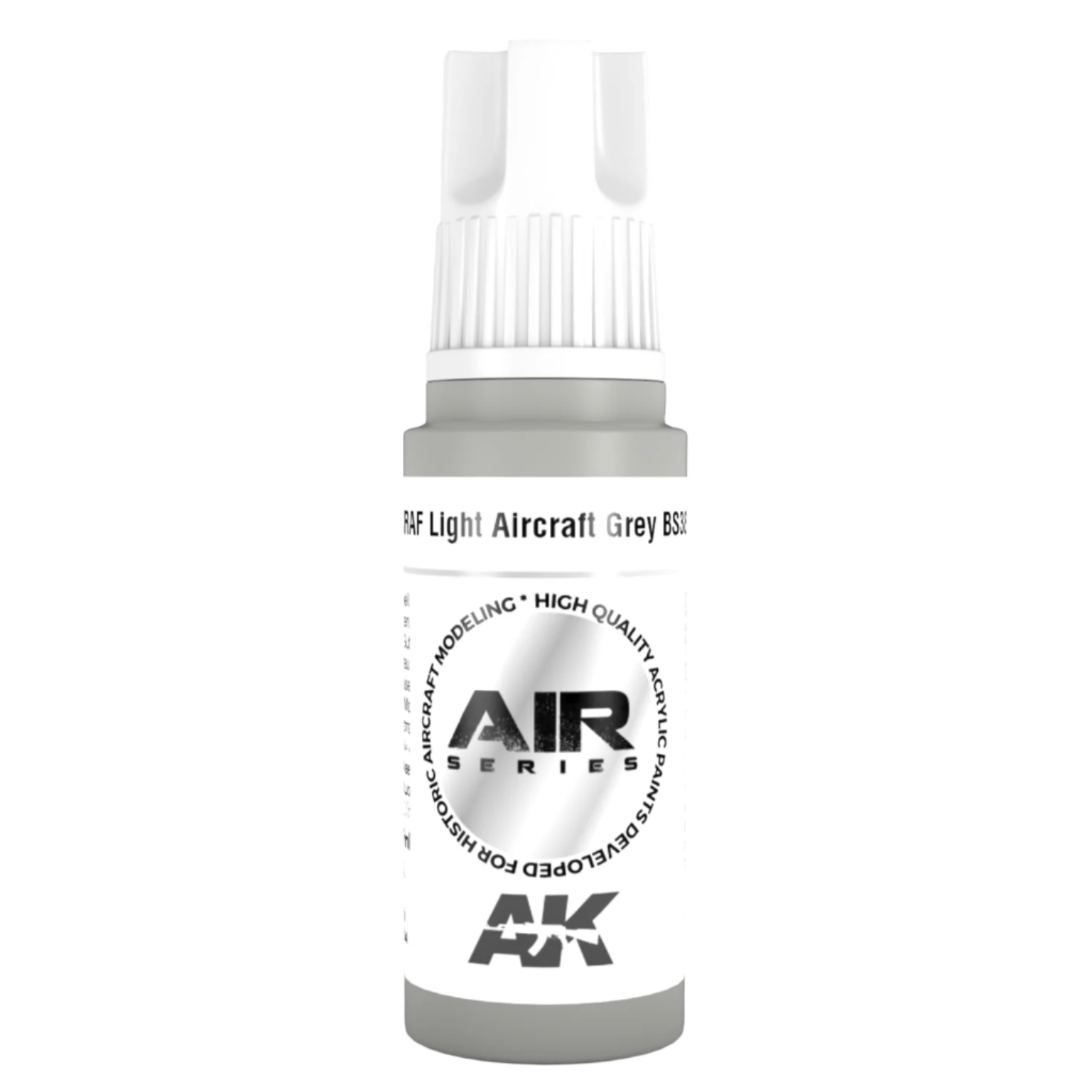 AK Interactive 3rd Generation acrylic paint RAF Light Aircraft Grey BS381C/627 17ml dropper bottle