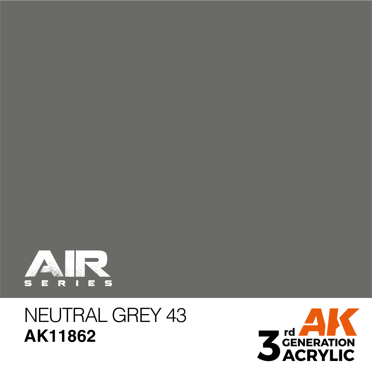 AK Interactive 3rd Gen Neutral Grey 43 AK11862 - Loaded Dice