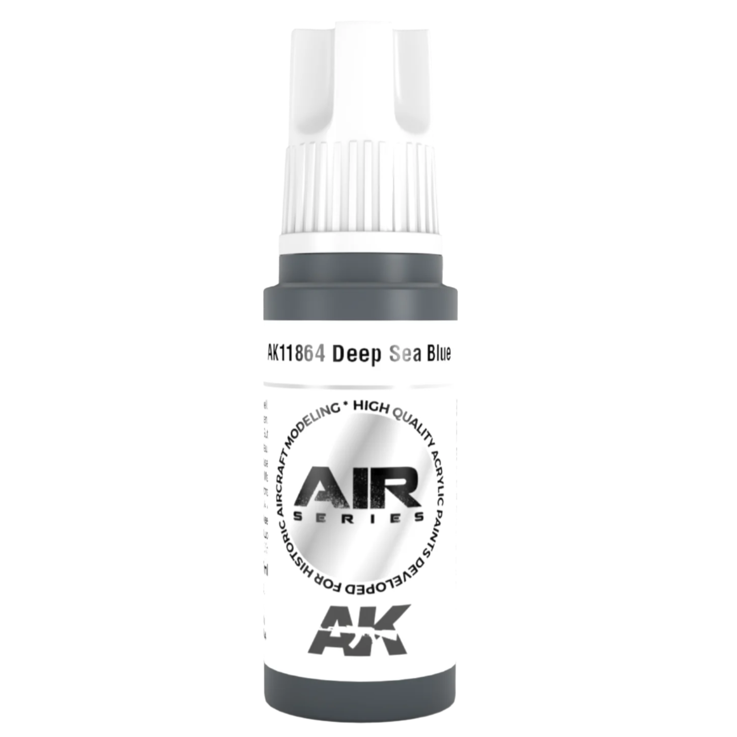 AK Interactive 3rd Generation acrylic paint Deep Sea Blue 17ml dropper bottle