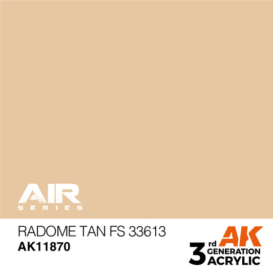 AK Interactive 3rd Gen Radome Tan FS 33613 AK11870 - Loaded Dice