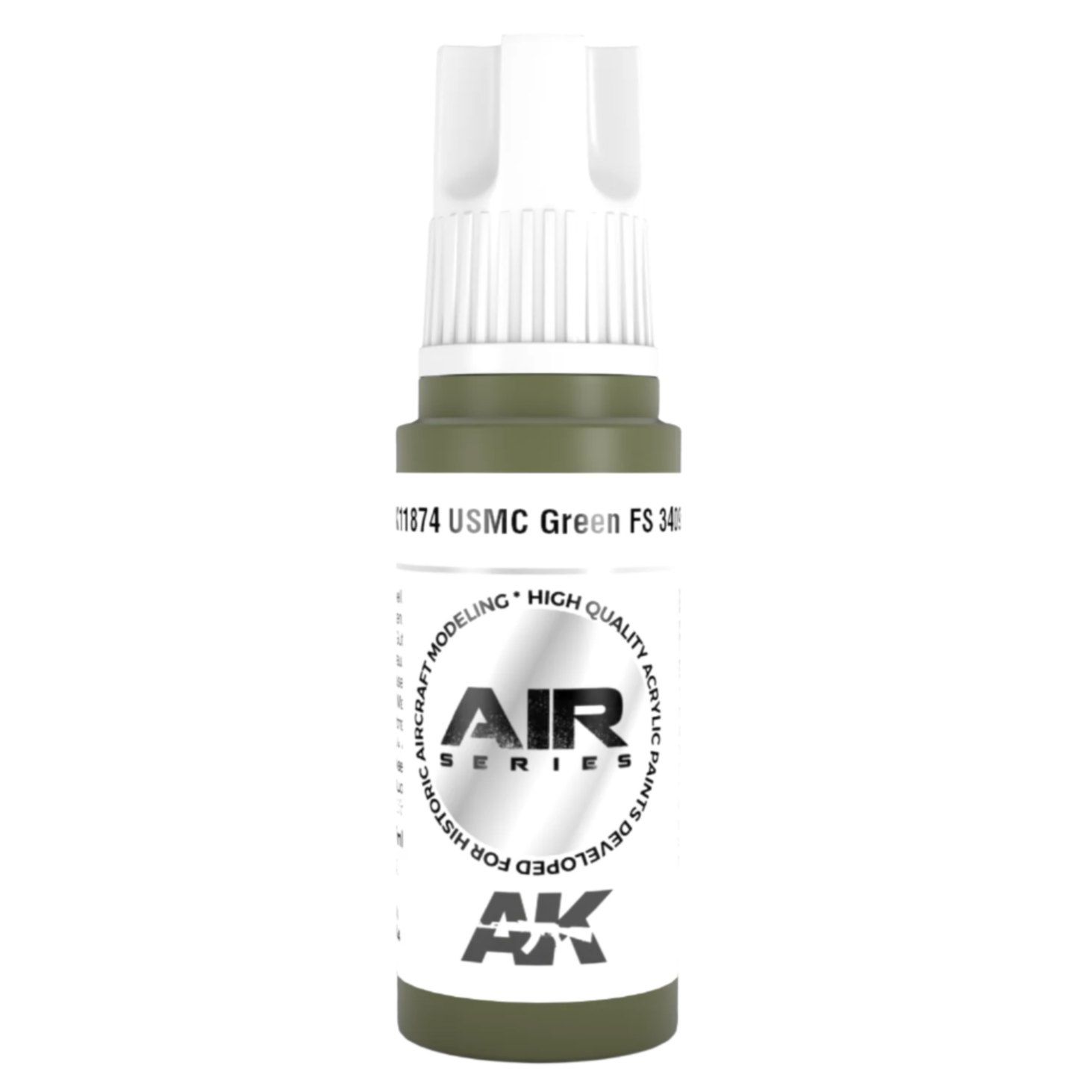 AK Interactive 3rd Gen Air Series: USMC Green FS 34095 17ml AK11874 - Loaded Dice