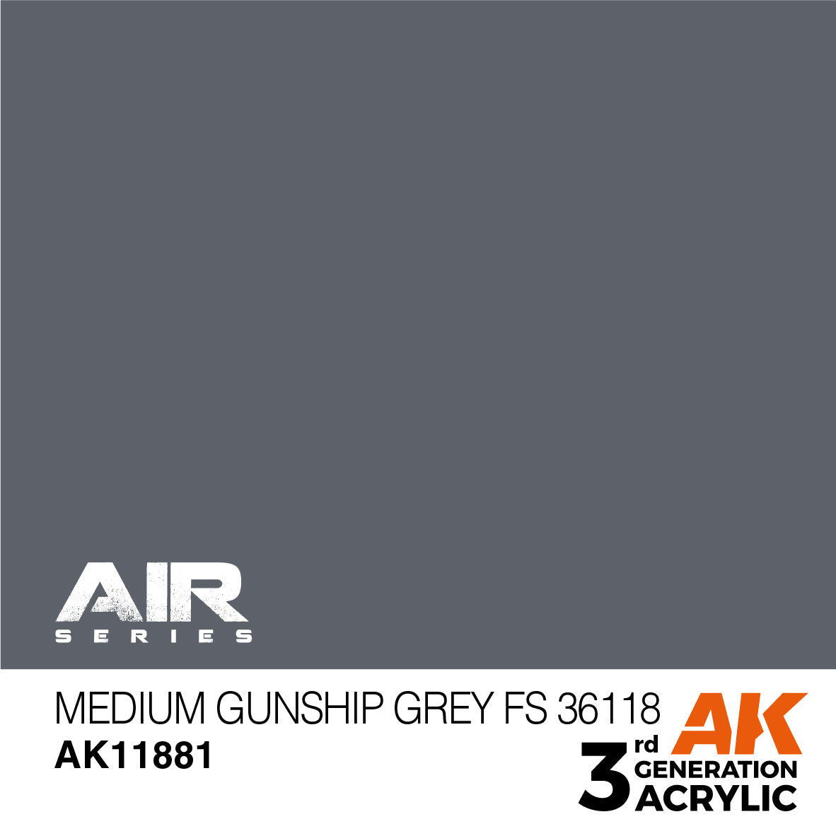 AK Interactive 3rd Gen Medium Gunship Grey FS 36118 AK11881 - Loaded Dice