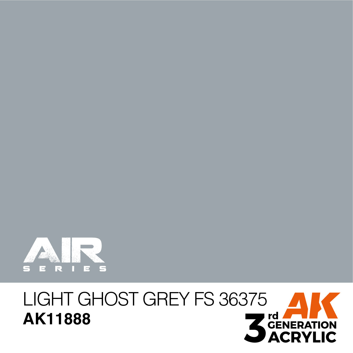 AK Interactive 3rd Gen Acrylic Light Ghost Grey FS 36375 AK11888 - Loaded Dice