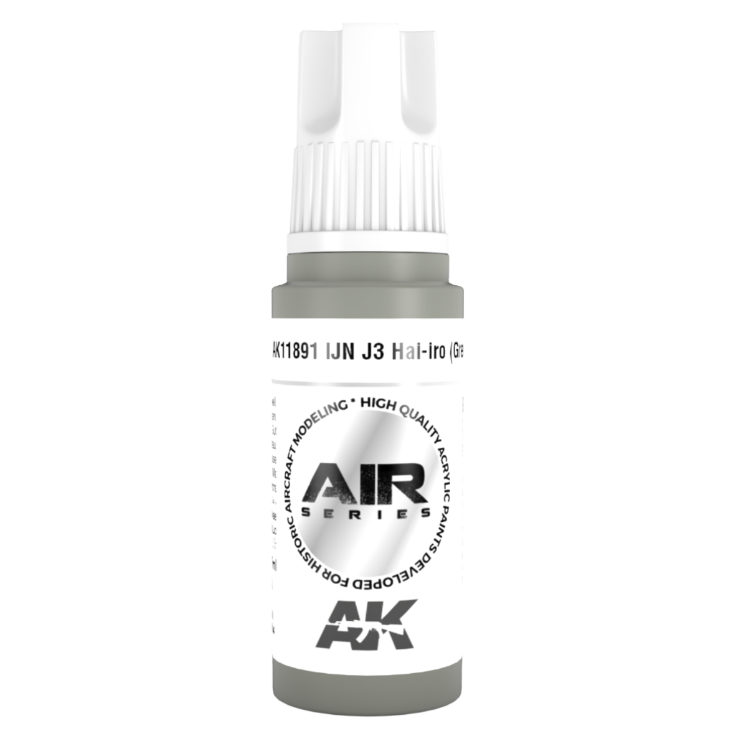 AK Interactive 3rd Gen Acrylic IJN J3 Hai-iro (Grey) AK11891 - Loaded Dice