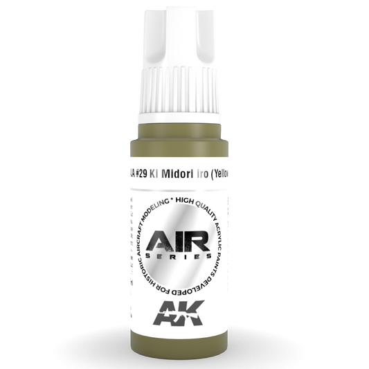 AK Interactive 3rd Gen Acrylic IJA #29 Ki Midori iro (Yellow-Green) AK11904 - Loaded Dice