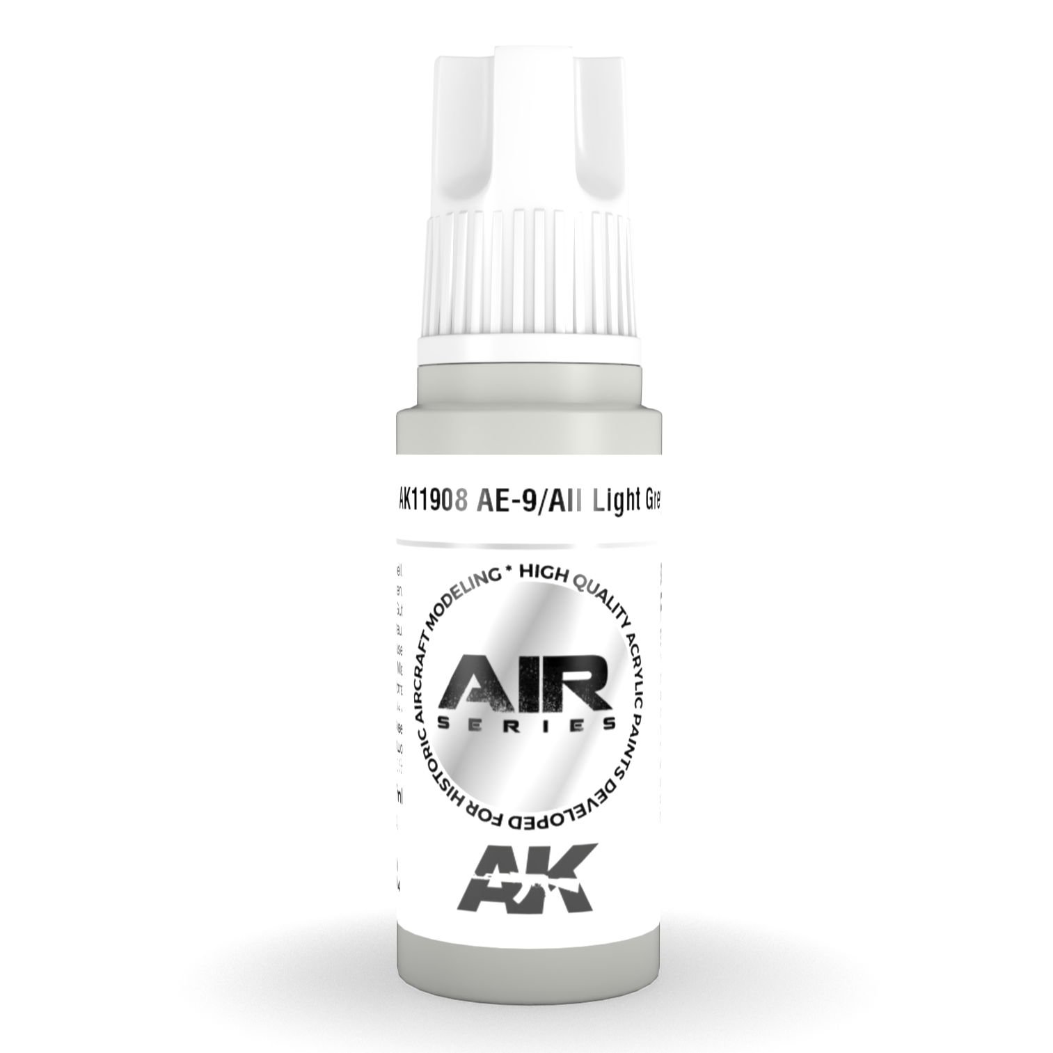 AK Interactive 3rd Gen Acrylic - AE-9/AII Light Grey AK11908 - Loaded Dice