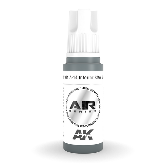 AK Interactive A-14 Interior Steel Grey AK11911 - Loaded Dice