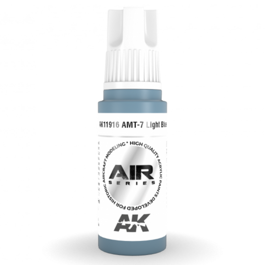 AK Interactive 3rd Gen Acrylic AMT-7 Light Blue AK11916 - Loaded Dice