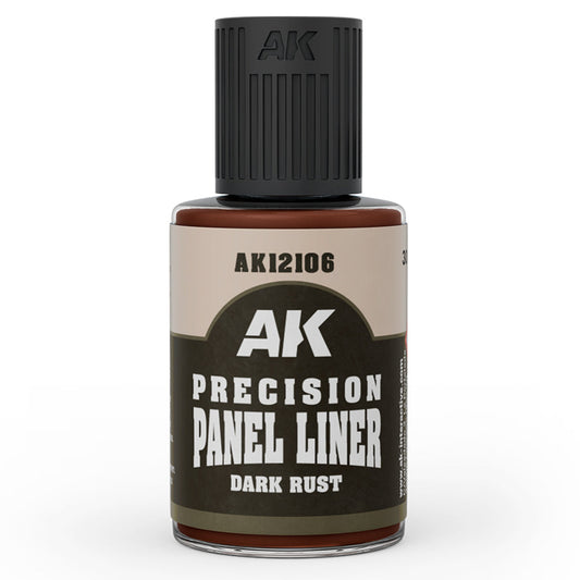 AK Interactive Precision Panel Liner - Dark Rust - Loaded Dice