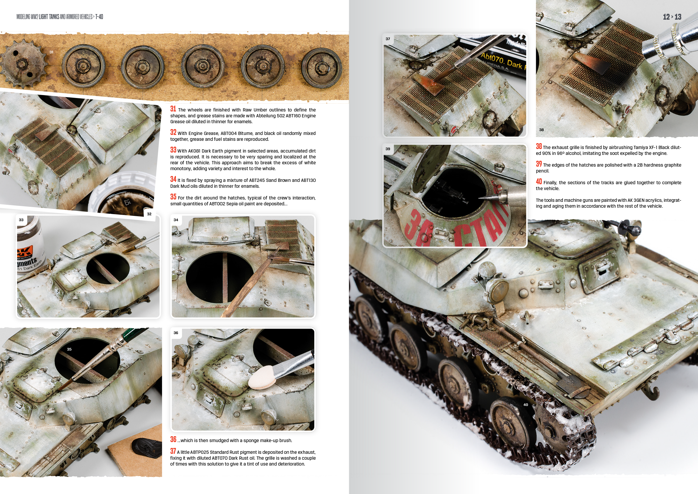 AK Interactive Modelling WW2 Light Tanks and Armoured Vehicles - Loaded Dice