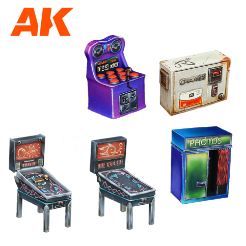 AK Interactive Arcade Wargame Set (Resin 30-35mm) AK1352 - Loaded Dice
