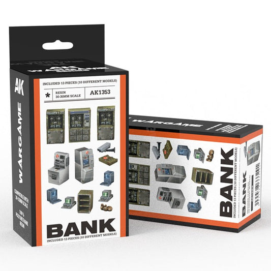 AK Interactive Bank Wargame Set (Resin 30-35mm) AK1353 - Loaded Dice