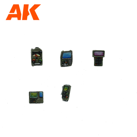 AK Interactive Control Stage Wargame Set (Resin 30-35mm) AK1355 - Loaded Dice Barry Vale of Glamorgan CF64 3HD