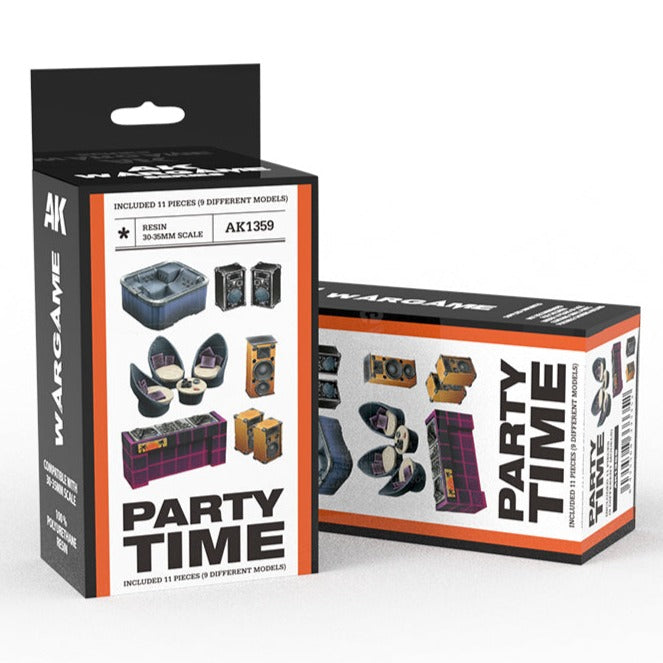 AK Interactive Party Time Wargame Set (Resin 30-35mm) AK1359 - Loaded Dice Barry Vale of Glamorgan CF64 3HD