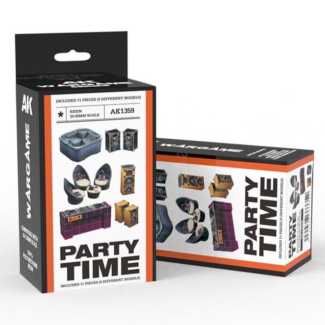 AK Interactive Party Time Wargame Set (Resin 30-35mm) AK1359 - Loaded Dice