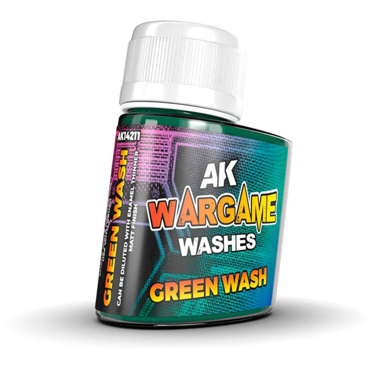 AK Interactive Wash for Wargamers - Green Wash 35ml AK14211 - Loaded Dice