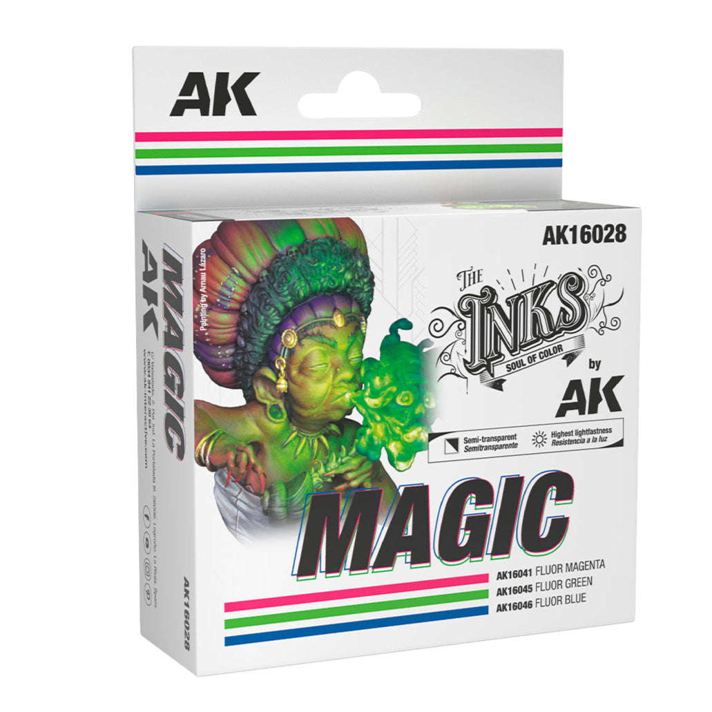AK Interactive The Inks - Magic Colours Set - Loaded Dice