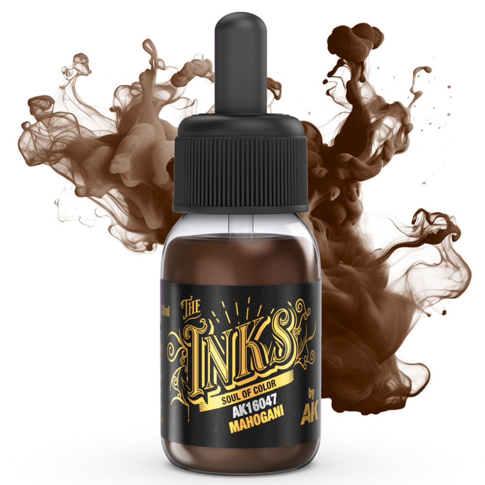 AK Interactive The Inks - Mahogani - Loaded Dice