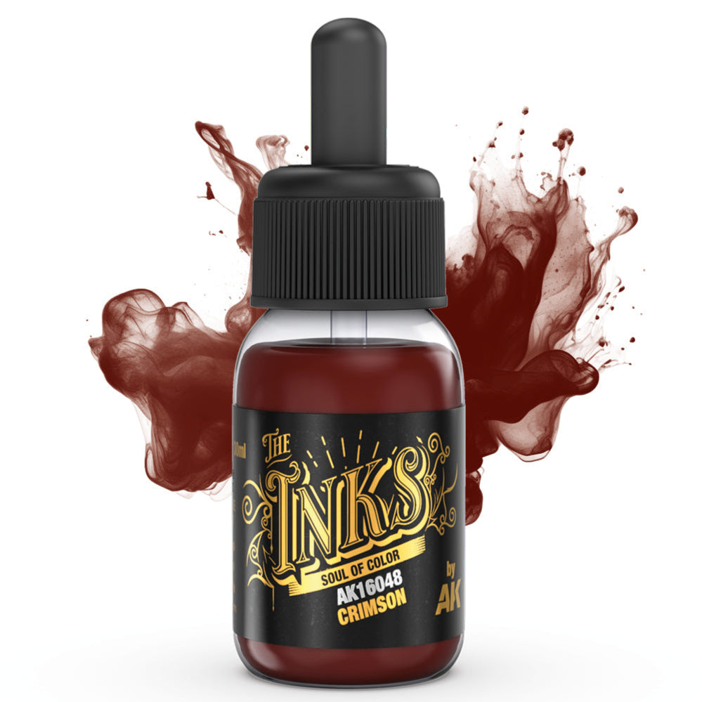 AK Interactive The Inks - Crimson - Loaded Dice