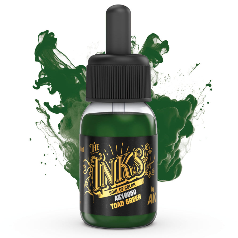 AK Interactive The Inks - Toad Green - Loaded Dice