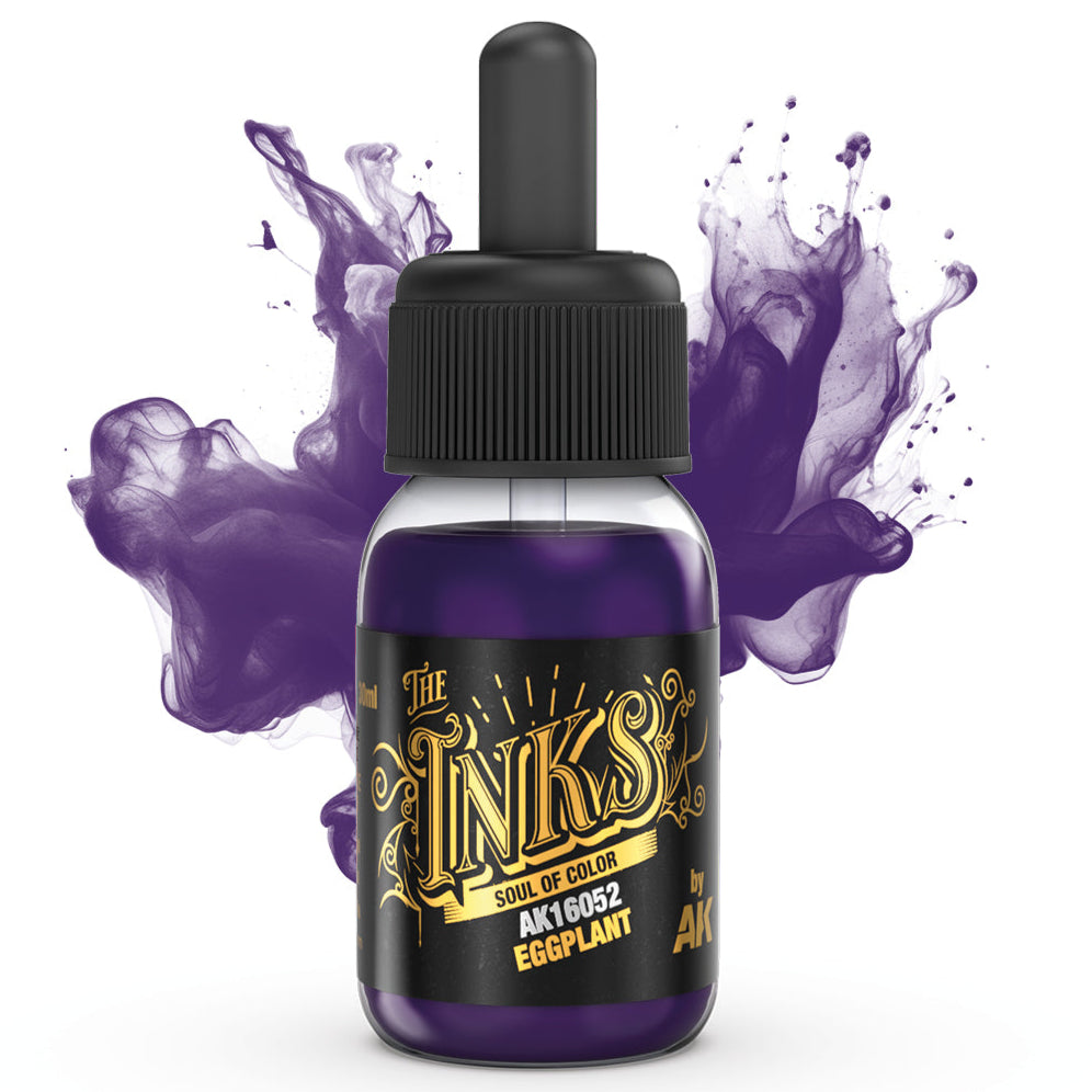 AK Interactive The Inks - Eggplant - Loaded Dice