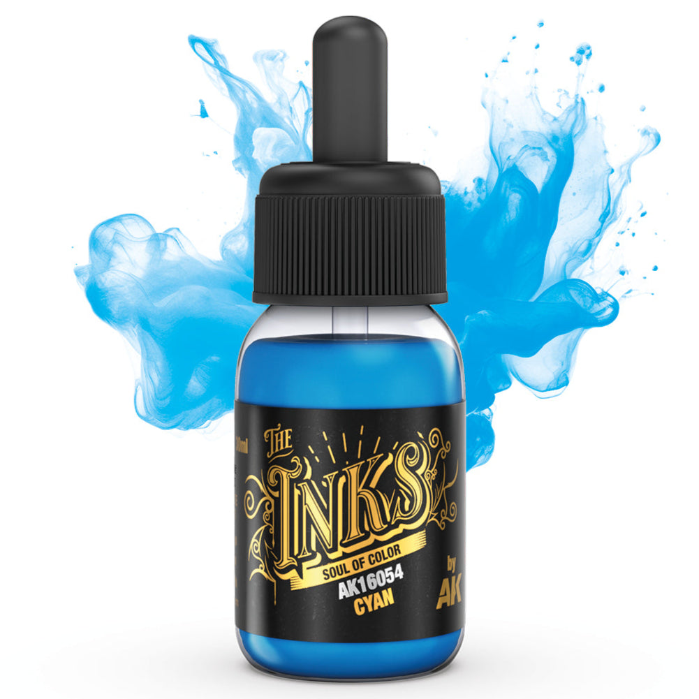 AK Interactive The Inks - Cyan - Loaded Dice
