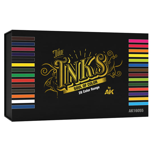 AK interactive - Special Box Full Range of The Inks - Loaded Dice