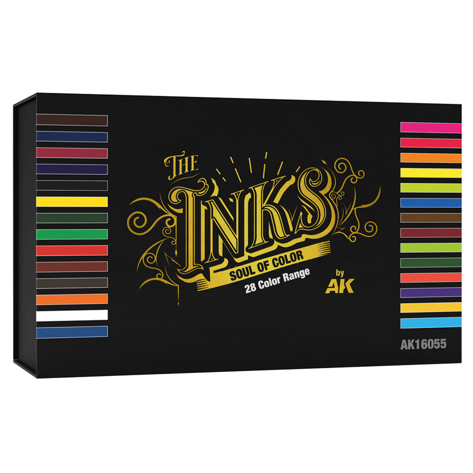 AK interactive - Special Box Full Range of The Inks - Loaded Dice
