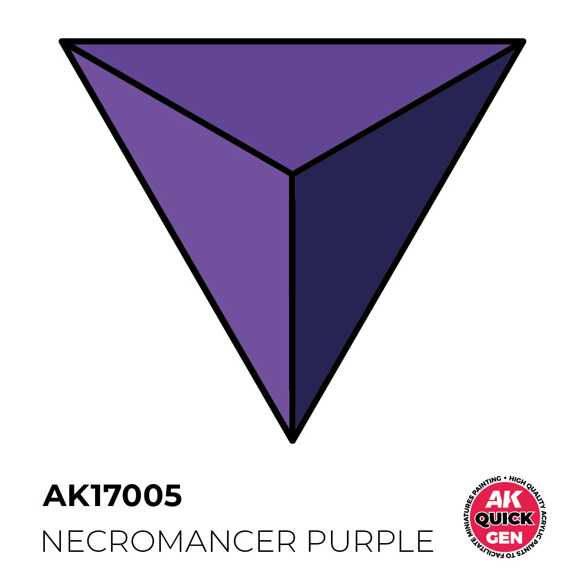 AK Interactive Quick Gen - Necromancer Purple 18ml AK17005 - Loaded Dice